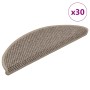 Alfombra autoadhesiva escalera sisal 30 uds beige oscuro en Hogar | Comprar online en Foru.es