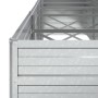 Arriate de acero galvanizado plateado 400x80x77 cm de vidaXL, Maceteros y jardineras - Ref: Foro24-316900, Precio: 126,97 €, ...