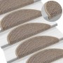 Alfombra autoadhesiva escalera sisal 30 uds beige oscuro en Hogar | Comprar online en Foru.es
