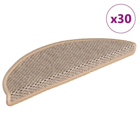 Alfombra autoadhesiva escalera sisal 30 uds beige claro en Hogar | Comprar online en Foru.es