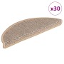 Alfombra autoadhesiva escalera sisal 30 uds beige claro en Hogar | Comprar online en Foru.es