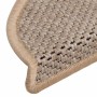 Alfombra autoadhesiva escalera sisal 30 uds beige claro en Hogar | Comprar online en Foru.es