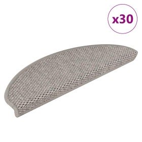 Alfombra autoadhesiva escalera sisal 30 uds 65x21x4 cm plateado en Hogar | Comprar online en Foru.es