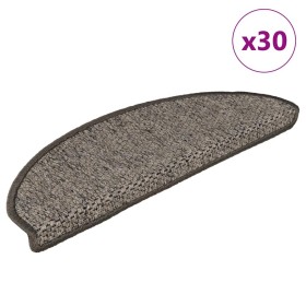 Alfombra autoadhesiva escalera sisal 30 uds marrón beige en Hogar | Comprar online en Foru.es