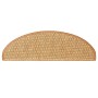 Alfombra autoadhesiva escalera sisal 30 uds 65x21x4 cm sisal en Hogar | Comprar online en Foru.es