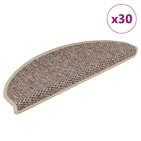Alfombra autoadhesiva escalera sisal 30 uds beige oscuro en Hogar | Comprar online en Foru.es