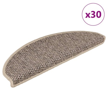 Alfombra autoadhesiva escalera sisal 30 uds beige oscuro en Hogar | Comprar online en Foru.es