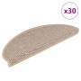 Alfombra autoadhesiva escalera sisal 30 uds beige claro en Hogar | Comprar online en Foru.es