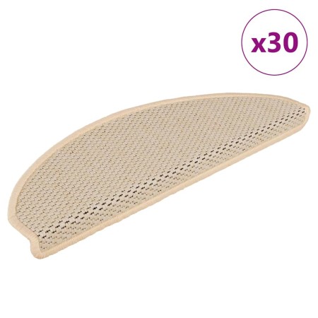 Alfombra autoadhesiva escalera sisal 30 uds 65x21x4 cm Berber en Hogar | Comprar online en Foru.es