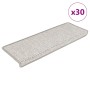 Alfombra autoadhesiva escalera sisal 30 uds 65x21x4 cm Platina en Hogar | Comprar online en Foru.es