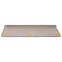 Alfombra autoadhesiva escalera sisal 30 uds 65x21x4 cm plateado en Hogar | Comprar online en Foru.es
