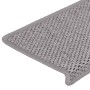 Alfombra autoadhesiva escalera sisal 30 uds 65x21x4 cm plateado en Hogar | Comprar online en Foru.es
