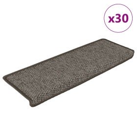 Alfombra autoadhesiva escalera sisal 30 uds Grey and Beige en Hogar | Comprar online en Foru.es