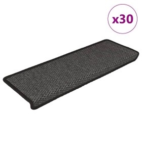 Alfombra autoadhesiva escalera sisal 30 uds 65x21x4cm antracita en Hogar | Comprar online en Foru.es