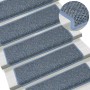 Alfombra autoadhesiva escalera sisal 30 uds 65x21x4 cm azul en Hogar | Comprar online en Foru.es