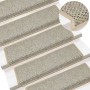Alfombra autoadhesiva escalera sisal 30 uds 65x21x4 cm Green en Hogar | Comprar online en Foru.es