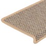 Alfombra autoadhesiva escalera sisal 30 uds beige claro en Hogar | Comprar online en Foru.es