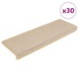 Alfombra autoadhesiva escalera sisal 30 uds 65x21x4 cm Berber en Hogar | Comprar online en Foru.es