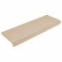 Alfombra autoadhesiva escalera sisal 30 uds 65x21x4 cm Berber en Hogar | Comprar online en Foru.es
