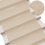 Alfombra autoadhesiva escalera sisal 30 uds 65x21x4 cm Berber en Hogar | Comprar online en Foru.es