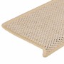 Alfombra autoadhesiva escalera sisal 30 uds 65x21x4 cm Berber en Hogar | Comprar online en Foru.es