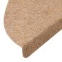 Alfombrilla autoadhesiva escalera 20 uds beige 56x17x3 cm en Hogar | Comprar online en Foru.es