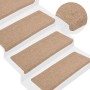 Alfombrilla autoadhesiva escalera 30 uds beige 65x24,5x3,5 cm en Hogar | Comprar online en Foru.es