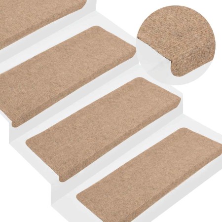 Alfombrilla autoadhesiva escalera 30 uds beige 65x24,5x3,5 cm en Hogar | Comprar online en Foru.es