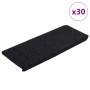 Alfombrilla autoadhesiva escalera 30 uds negro 65x24,5x3,5 cm en Hogar | Comprar online en Foru.es