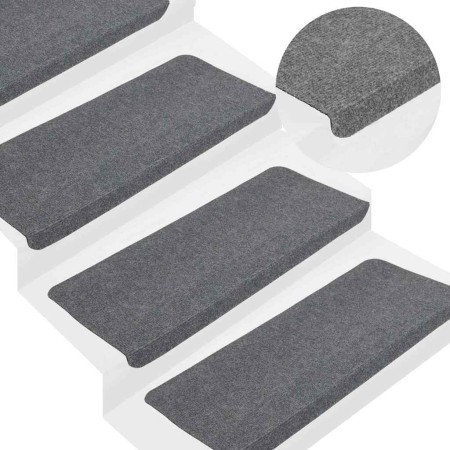 Alfombrilla autoadhesiva escalera 30 uds gris 65x24,5x3,5 cm en Hogar | Comprar online en Foru.es