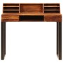 Escritorio de madera maciza de sheesham y acero 110x50x94 cm de vidaXL, Escritorios - Ref: Foro24-247964, Precio: 344,73 €, D...