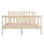 Estructura de cama de madera maciza 140x200 cm de vidaXL, Camas y somieres - Ref: Foro24-3101153, Precio: 139,72 €, Descuento: %