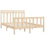 Estructura de cama de madera maciza de pino 140x200 cm de vidaXL, Camas y somieres - Ref: Foro24-3107028, Precio: 126,94 €, D...