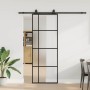 Puerta corredera con juego herrajes negro 76x205 cm ESG vidrio en Puertas | Comprar online en Foru.es
