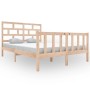 Estructura de cama de madera maciza de pino 140x200 cm de vidaXL, Camas y somieres - Ref: Foro24-3101348, Precio: 132,42 €, D...