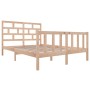 Estructura de cama de madera maciza de pino 140x200 cm de vidaXL, Camas y somieres - Ref: Foro24-3101348, Precio: 132,42 €, D...