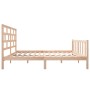 Estructura de cama de madera maciza de pino 140x200 cm de vidaXL, Camas y somieres - Ref: Foro24-3101348, Precio: 132,42 €, D...