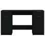 Escritorio con armario lateral madera contrachapada negro de vidaXL, Escritorios - Ref: Foro24-3115909, Precio: 193,00 €, Des...