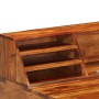Escritorio de madera maciza de sheesham y acero 110x50x94 cm de vidaXL, Escritorios - Ref: Foro24-247964, Precio: 344,73 €, D...