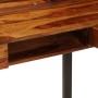 Escritorio de madera maciza de sheesham y acero 110x50x94 cm de vidaXL, Escritorios - Ref: Foro24-247964, Precio: 344,73 €, D...