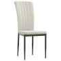 Sillas de comedor 2 unidades terciopelo crema de vidaXL, Sillas de comedor - Ref: Foro24-326102, Precio: 93,53 €, Descuento: %