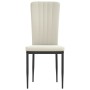 Sillas de comedor 2 unidades terciopelo crema de vidaXL, Sillas de comedor - Ref: Foro24-326102, Precio: 93,53 €, Descuento: %