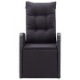 Sillones de jardín reclinables con cojines 2 uds ratán PE negro de vidaXL, Sillas de jardín - Ref: Foro24-319544, Precio: 336...