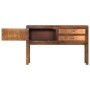 Aparador de madera maciza de mango 118x30x75 cm de vidaXL, Aparadores - Ref: Foro24-247965, Precio: 198,95 €, Descuento: %