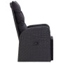Sillones de jardín reclinables con cojines 2 uds ratán PE negro de vidaXL, Sillas de jardín - Ref: Foro24-319544, Precio: 336...