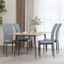 Sillas de comedor 4 unidades terciopelo gris claro de vidaXL, Sillas de comedor - Ref: Foro24-326104, Precio: 137,25 €, Descu...