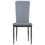 Sillas de comedor 4 unidades terciopelo gris claro de vidaXL, Sillas de comedor - Ref: Foro24-326104, Precio: 137,25 €, Descu...