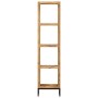 Estantería madera maciza de mango 40x30x175 cm de vidaXL, Librerías y estanterías - Ref: Foro24-247968, Precio: 248,95 €, Des...