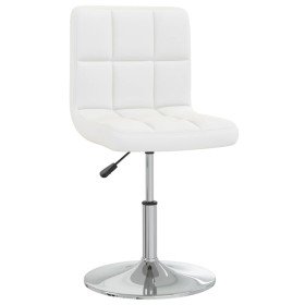 Silla de comedor de cuero sintético blanco en Sillas de comedor | Comprar online en Foru.es