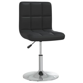 Silla de comedor cuero sintético negra en Sillas de comedor | Comprar online en Foru.es